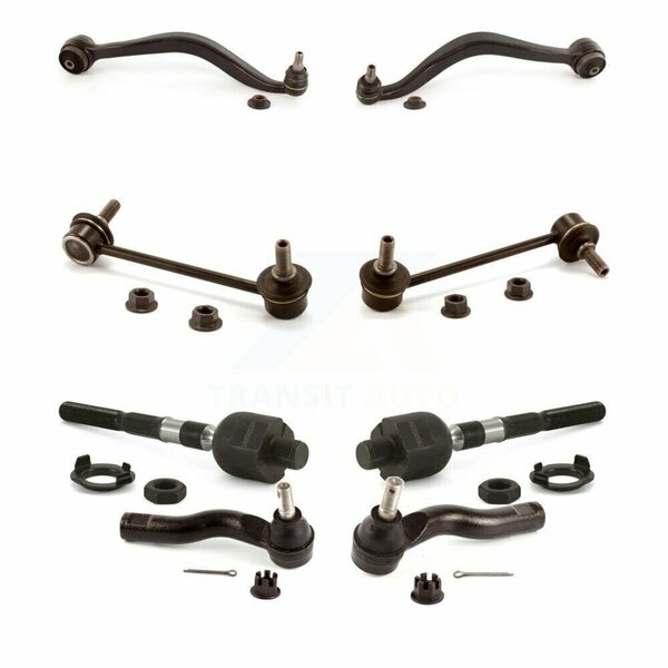 Tor Front Control Arm Ball Joint Tie Rod End Link Kit 8Pc For Ford Fusion Mercury Milan MKZ KTR-103257